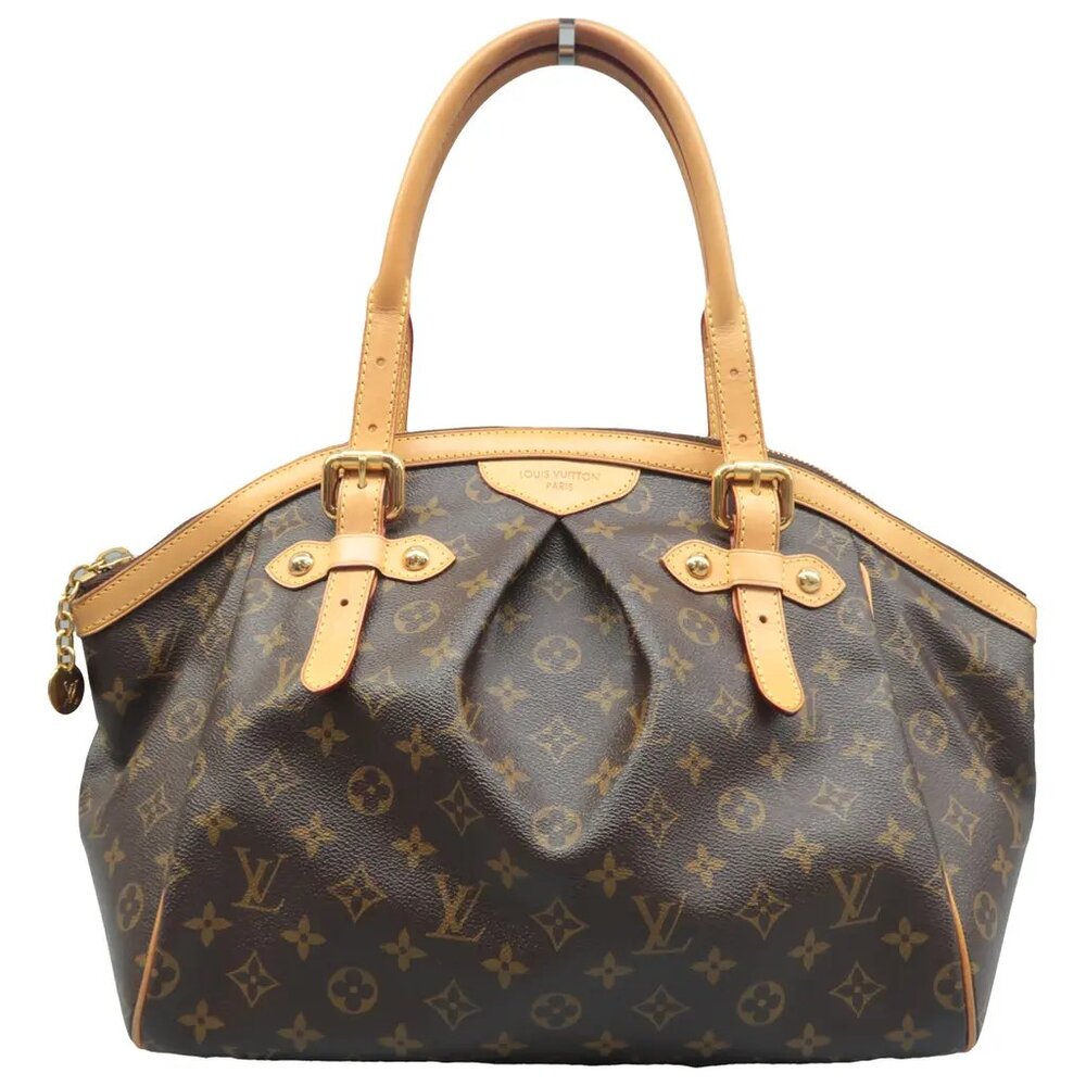 100% Authentic Louis Vuitton Tivoli Brown Monogram Canvas Tote - Picture 1 of 12